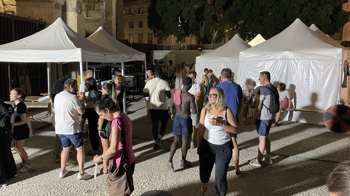 La légende des Jardins son et lumières 2024 Nîmes (Photo Anthony Maurin)