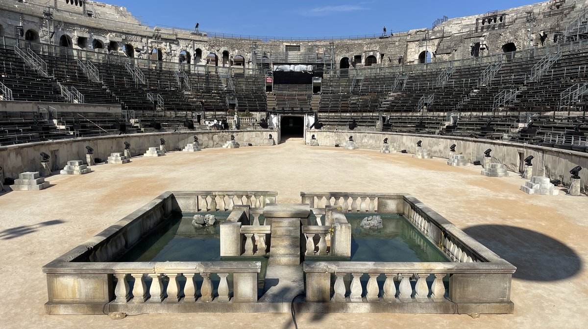 La légende des Jardins son et lumières 2024 Nîmes (Photo Anthony Maurin)