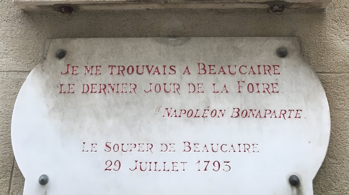 Le souper de Beaucaire de Napoléon