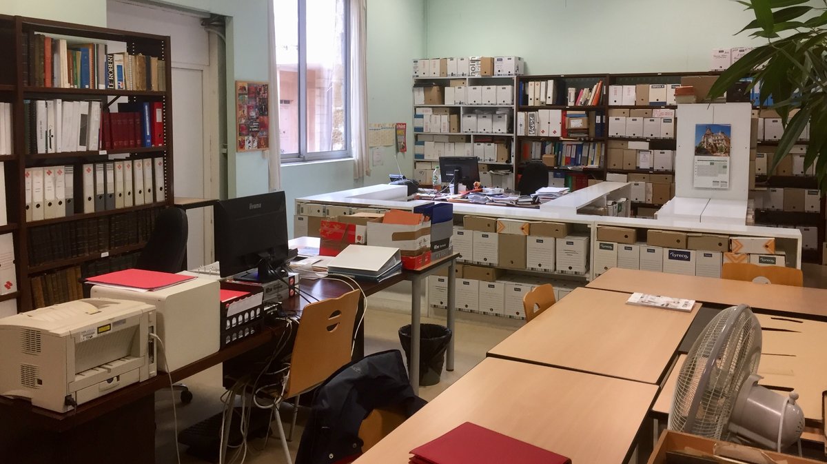 Archives municipales Nîmes (Photo Archives Anthony Maurin)