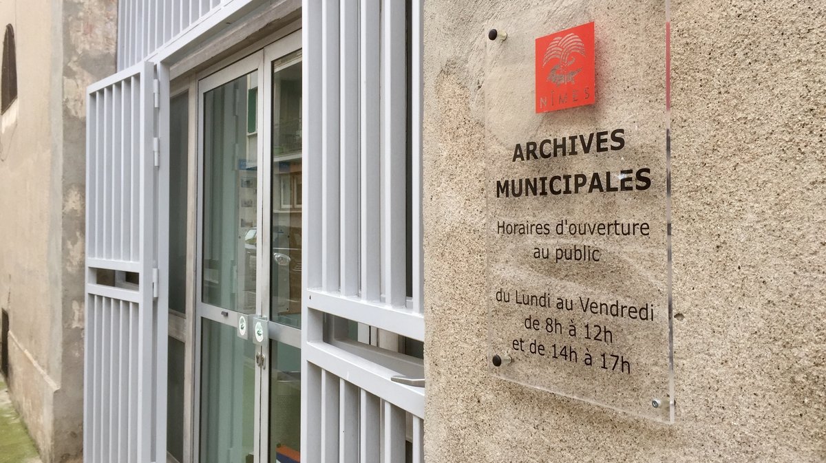 Les archives municipales de Nîmes (Photo Archives Anthony Maurin)