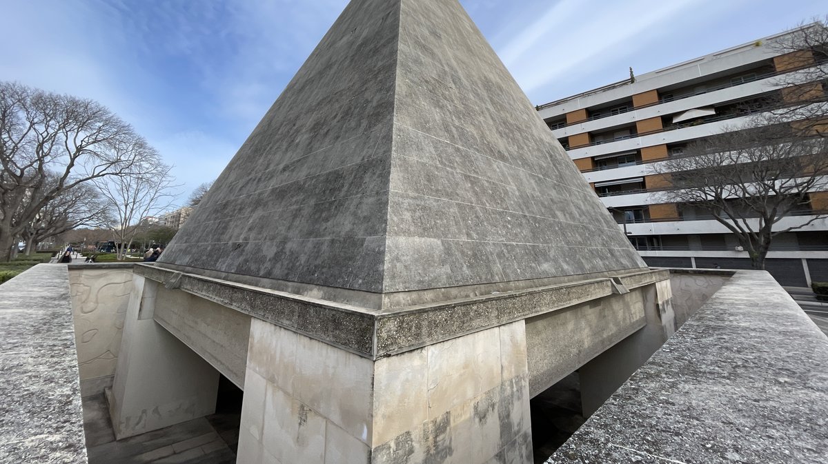 Monument à la mémoire des martyrs de la Résistance du Gard Nîmes (Photo Archives Anthony Maurin)