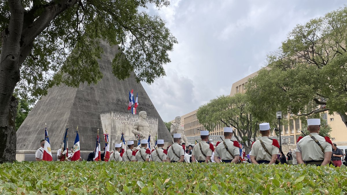 Monument à la mémoire des martyrs de la Résistance du Gard Nîmes (Photo Archives Anthony Maurin)