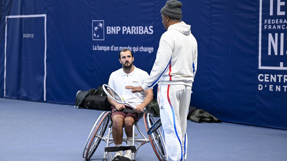 Guilhem Laget tennis fauteuil