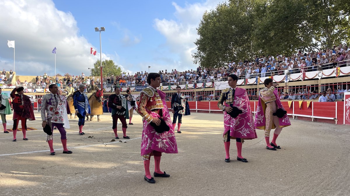 Corrida de Blohorn pour El Rafi, Christian Parejo et Solal (Photo Anthony Maurin)