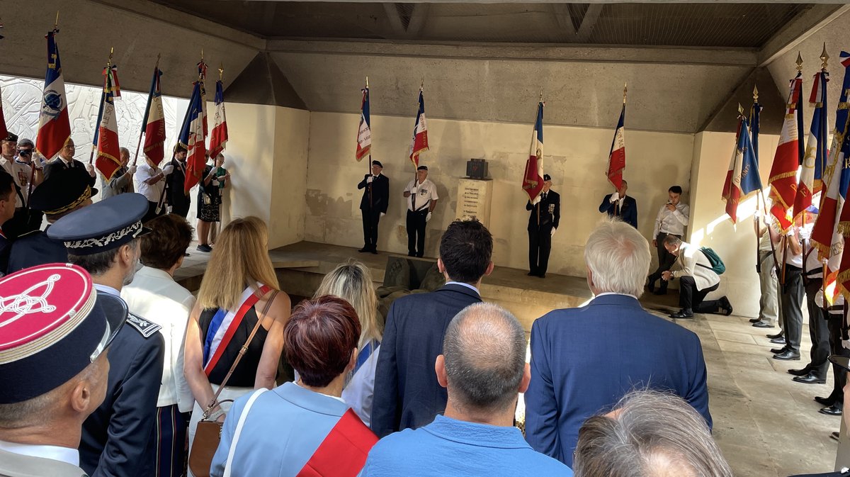 80 ans libération de Nîmes 1939-1945 monument martyrs de la résistance (Photo Anthony Maurin)