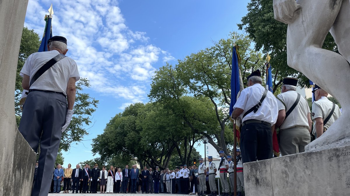 80 ans libération de Nîmes 1939-1945 monument martyrs de la résistance (Photo Anthony Maurin)