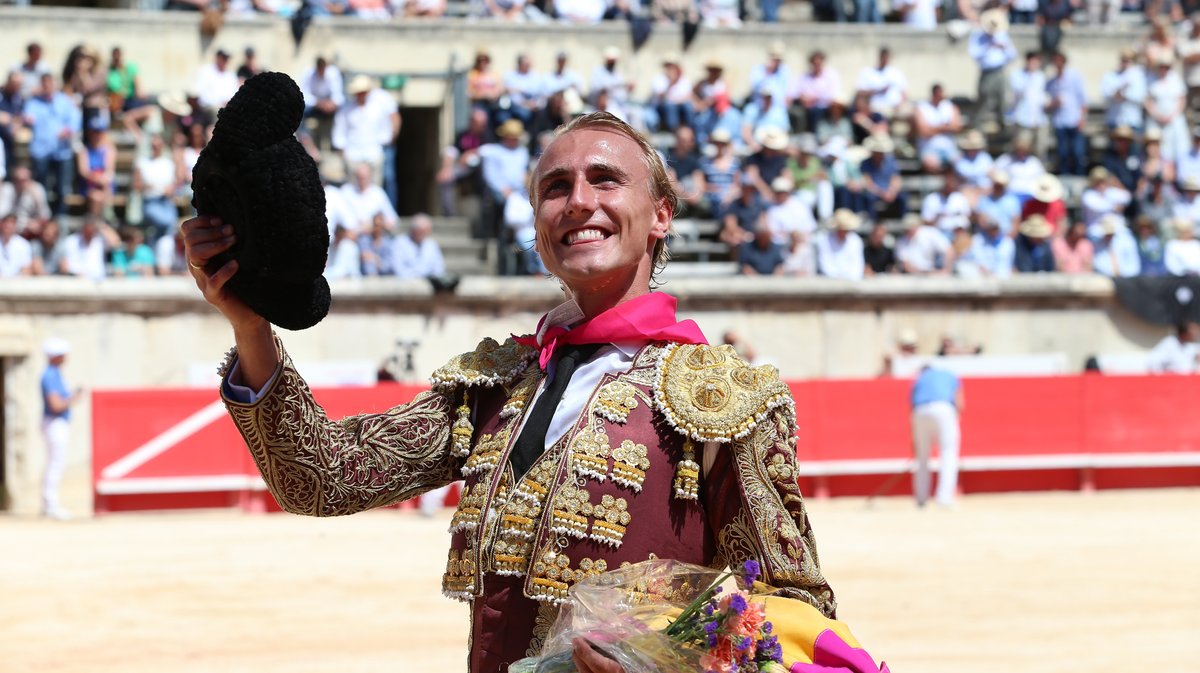 Novillada de la Cape d'Or de Roland Durand pour Solalito, Alvaro Burdiel et la présentation de Lalo de Maria (Photo Anthony Maurin).CV4P6667