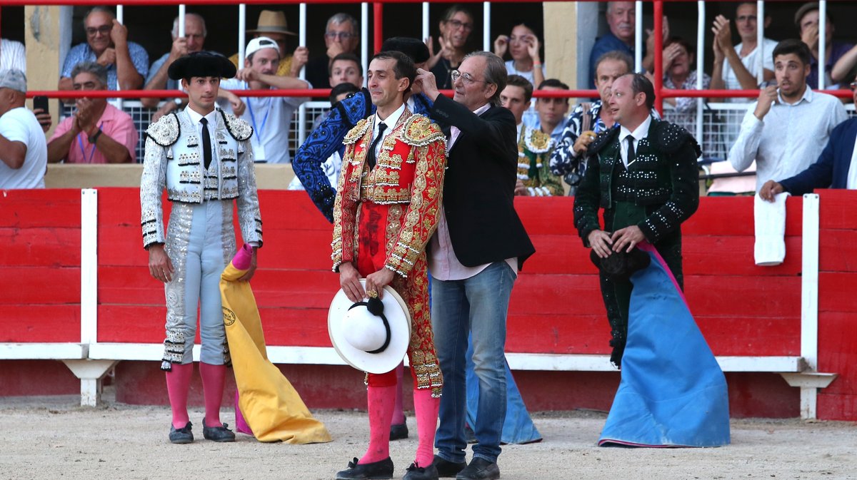 Corrida de Rocio de la Camara pour la despedida de Thomas Joubert, Andrés Roca Rey et Adriano (Photo Anthony Maurin)