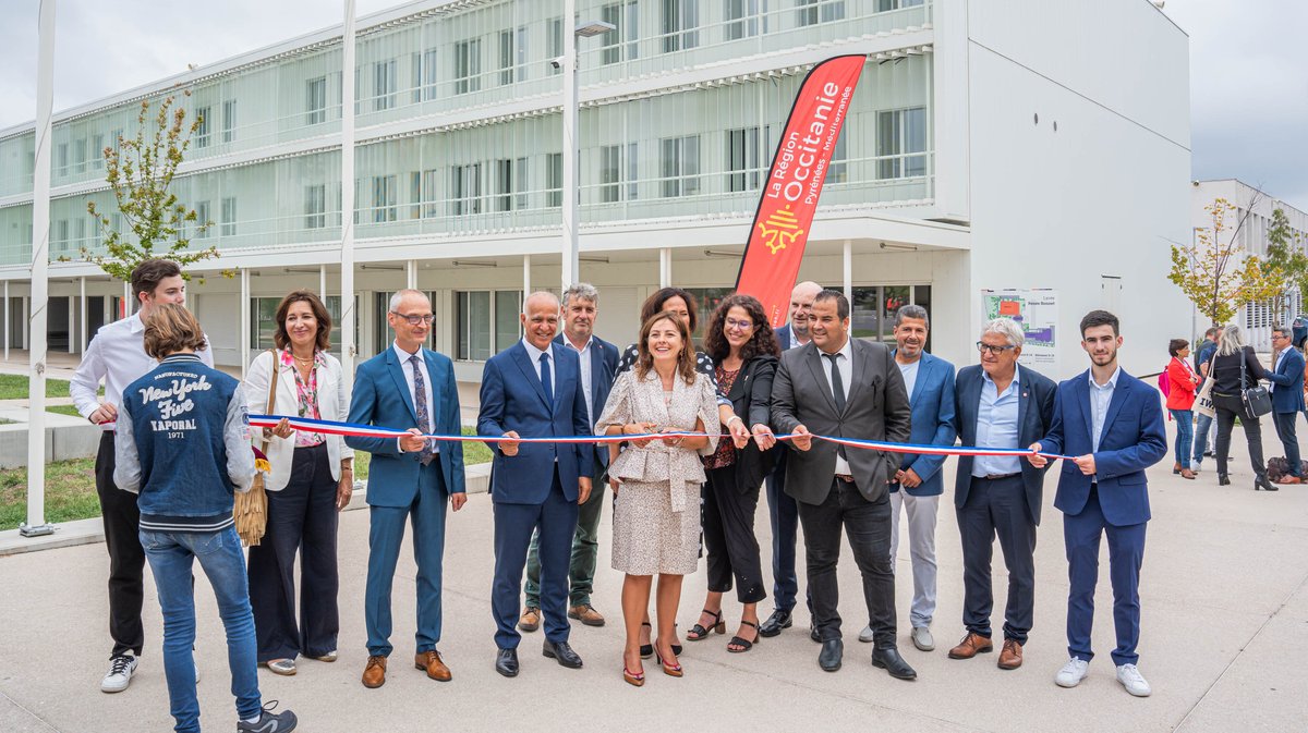 Carole Delga au lycée technique René-Bonnet ce mardi 3 septembre pour la rentrée scolaire