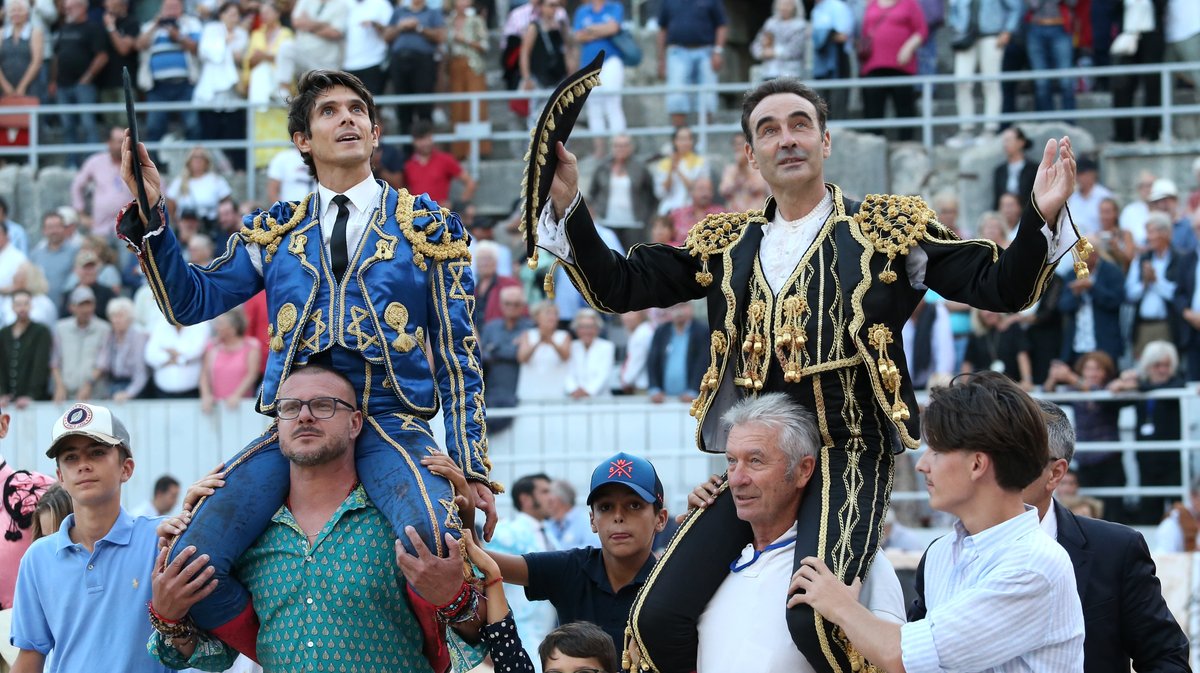 Mano a mano corrida goyesque de Garcigrande despedida d'Enrique Ponce et Sébastien Castella (Photo Anthony Maurin)