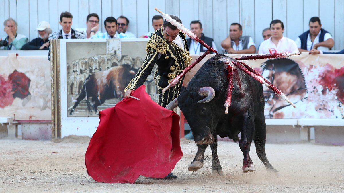 Mano a mano corrida goyesque de Garcigrande despedida d'Enrique Ponce et Sébastien Castella (Photo Anthony Maurin)