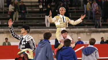 Corrida de Jandilla pour l'alternative de Lalo de Maria avec Sébastien Castella et Jose Maria Manzanares (Photo Anthony Maurin)