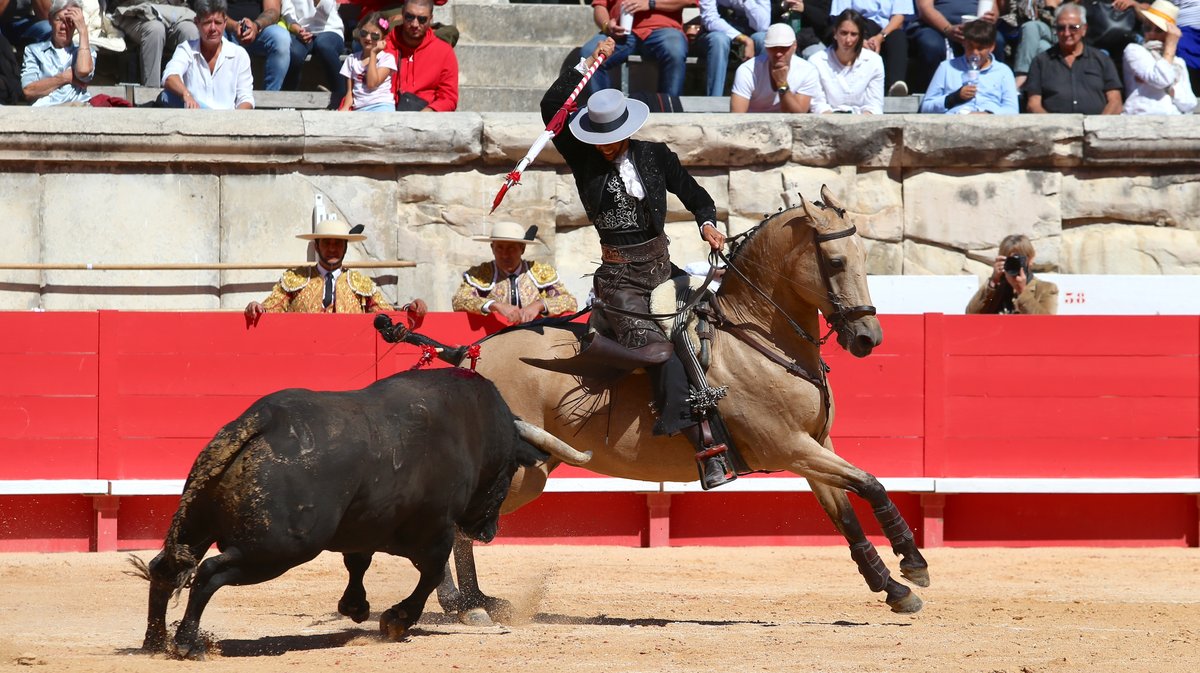 Corrida mixte avec toros de Bohorquez et Robert Margé pour Léa Vicens, Sébastien Castella et la confirmation d'alternative de Clemente (Photo Anthony Maurin)