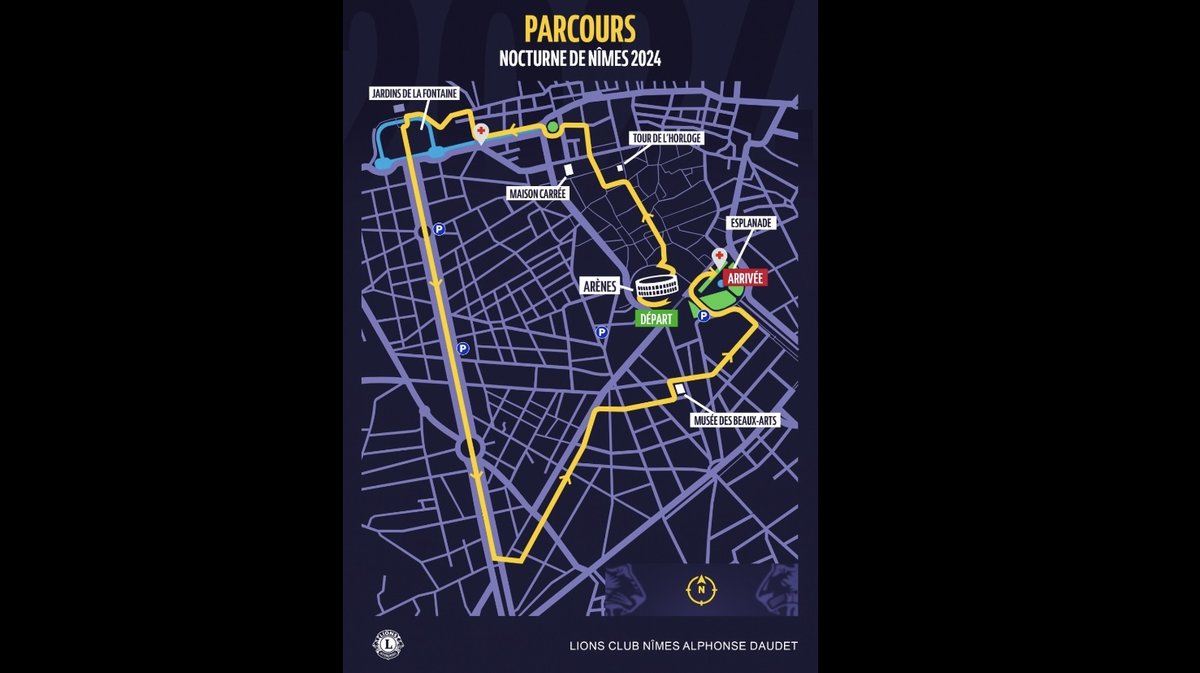 Parcours La Nocturne 2024.