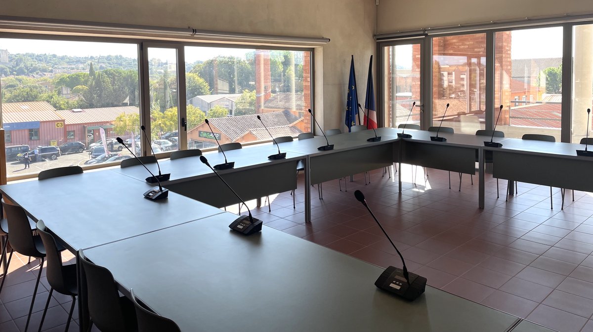 La nouvelle salle du conseil communautaire