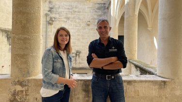 Christophe Hagopian et Sophie Andreu Office de tourisme Beaucaire Terre d'Argence