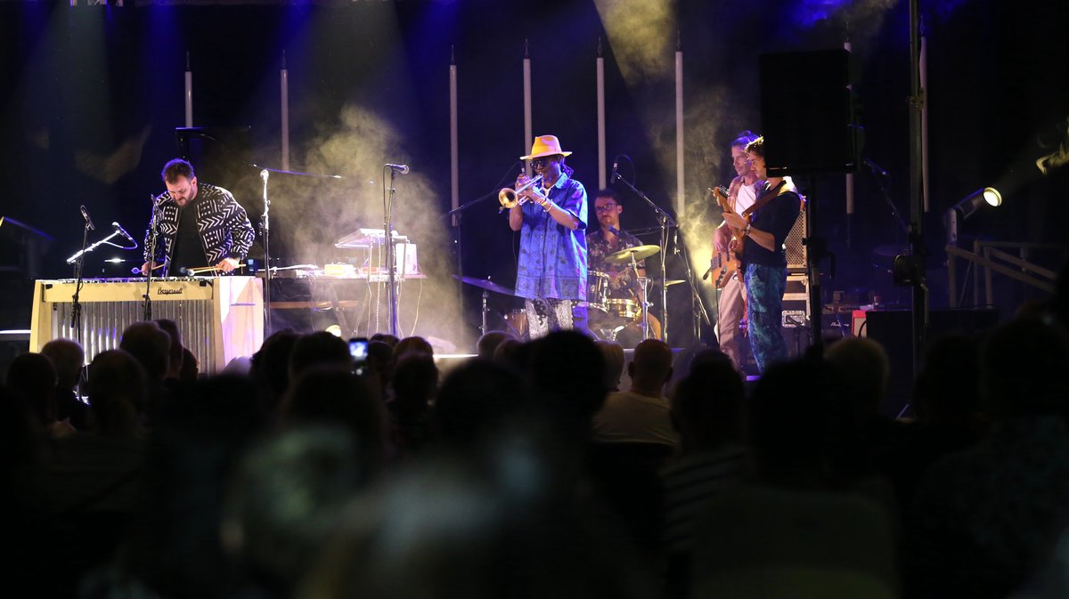 Muyiwa Kunnuji Combo et Ayo Nîmes métropole Jazz festival Foyer Saint-Géniès-de-Malgoirès 2024 (Photo Anthony Maurin)