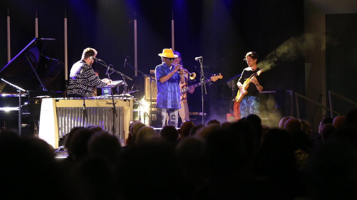 Muyiwa Kunnuji Combo au Nîmes métropole Jazz festival 2024 au Foyer de Saint-Géniès-de-Malgoirès (Photo Anthony Maurin)