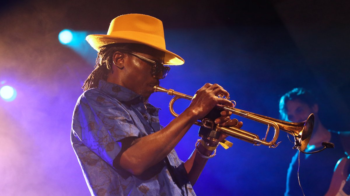 Muyiwa Kunnuji Combo au Nîmes métropole Jazz festival 2024 au Foyer de Saint-Géniès-de-Malgoirès (Photo Anthony Maurin)