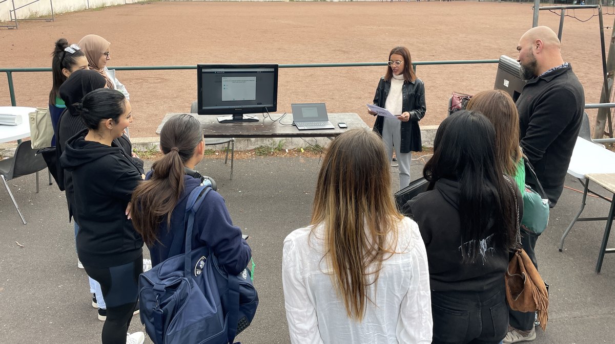 rencontre sport-emploi intitulée "Jeux d'immersion" 2024 (Photo Anthony Maurin)