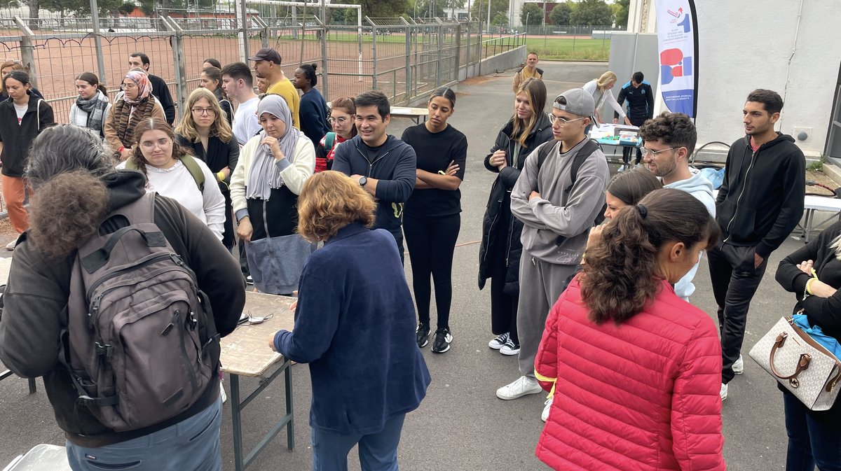 rencontre sport-emploi intitulée "Jeux d'immersion" 2024 (Photo Anthony Maurin)