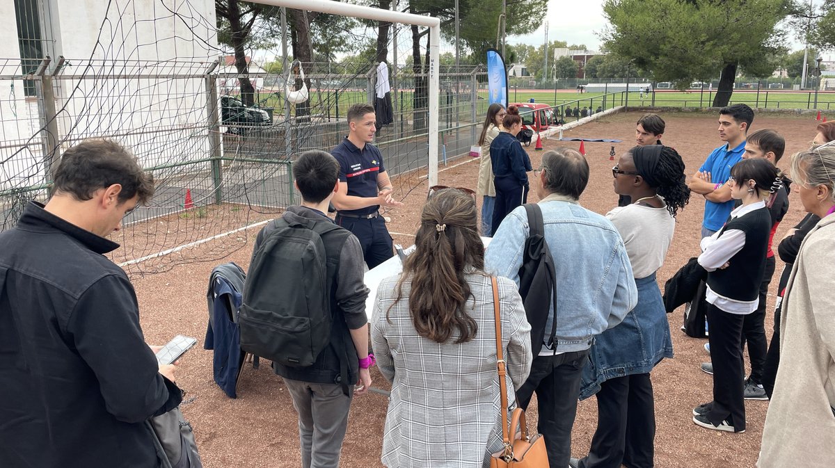 rencontre sport-emploi intitulée "Jeux d'immersion" 2024 (Photo Anthony Maurin)