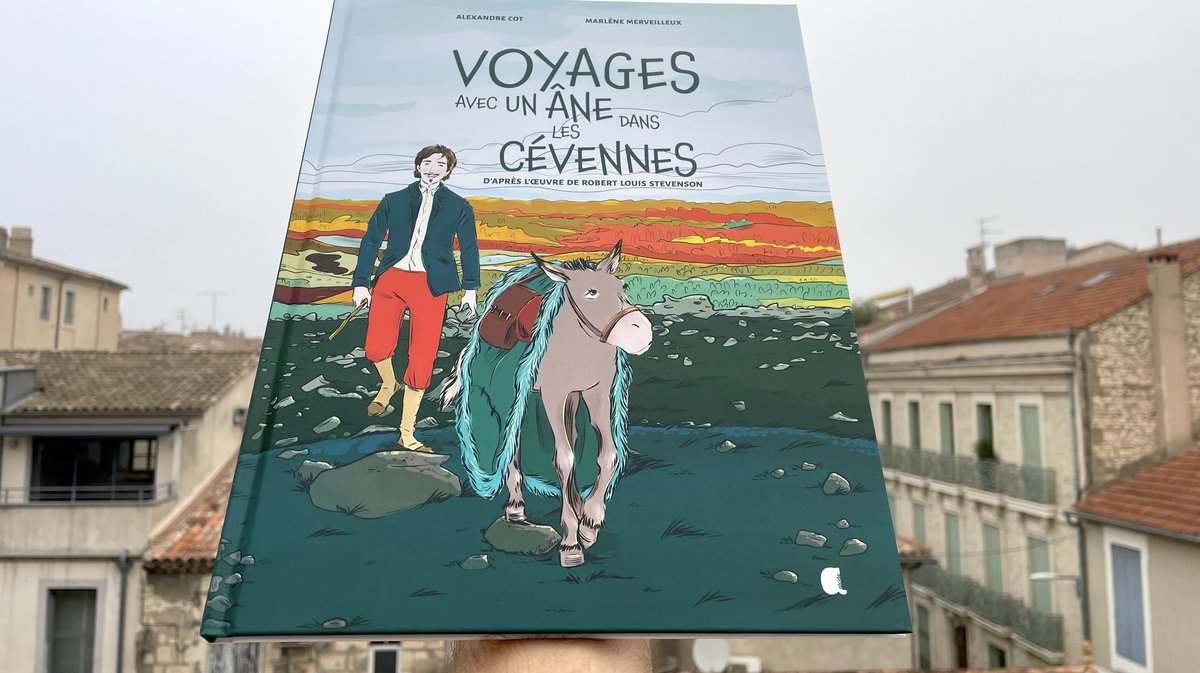 Alcide Voyages avec un âne dans les Cévennes, d’après l’œuvre de Robert Louis Stevenson et par Alexandre Cot et Marlène Merveilleux (Photo Anthony Maurin)