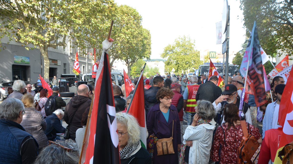 Alès Manifestation 1er octobre