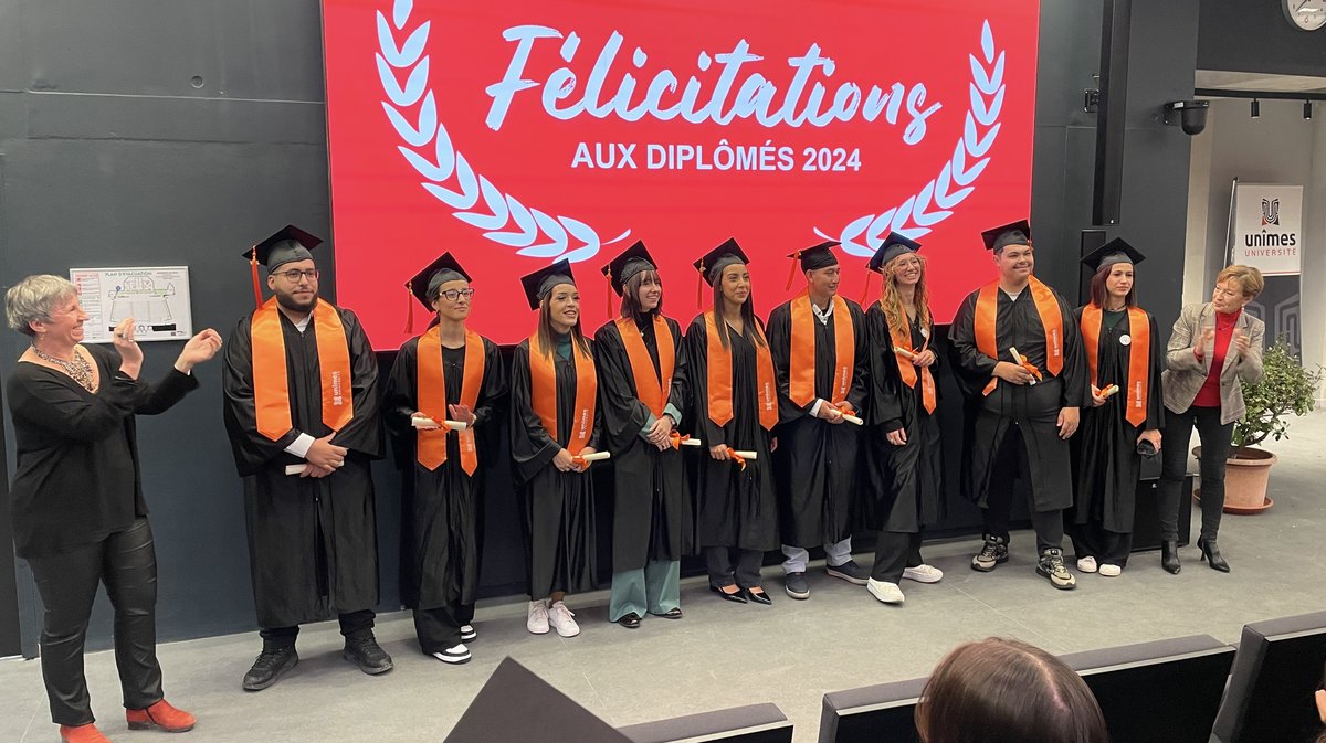 Remise des diplômes 2024 de l'université Nîmes (Photo Anthony Maurin)