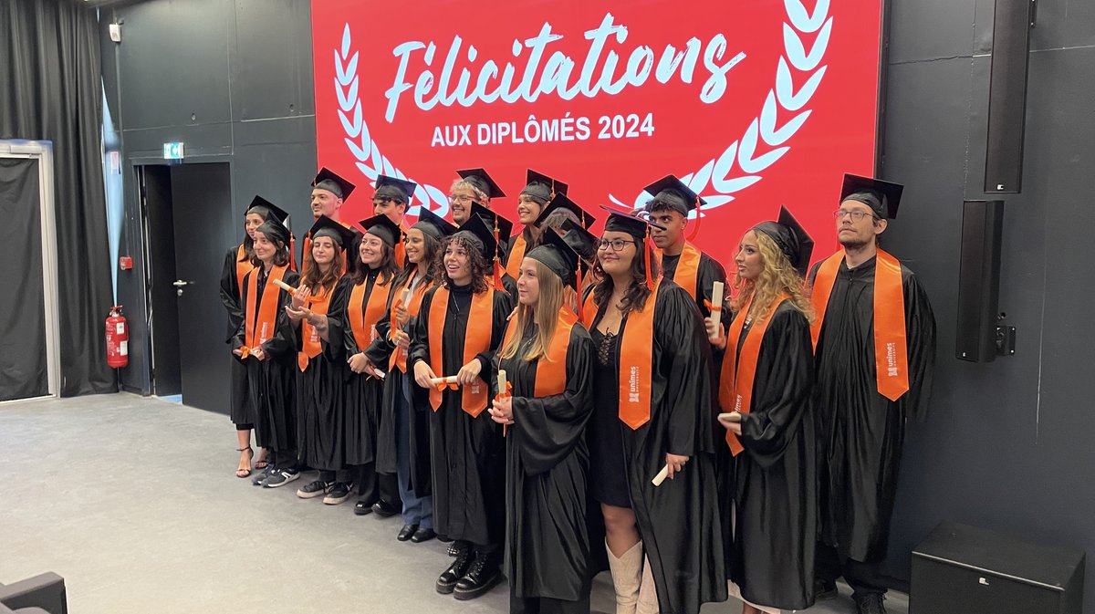 Remise des diplômes 2024 de l'université Nîmes (Photo Anthony Maurin)