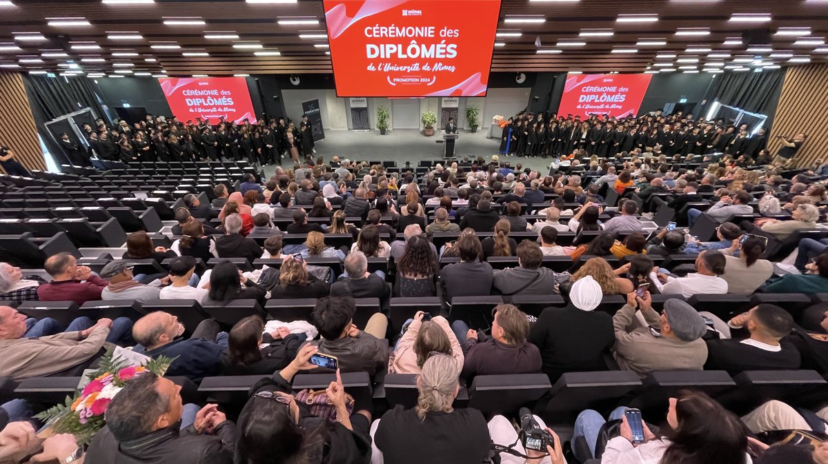 Remise des diplômes 2024 de l'université Nîmes (Photo Anthony Maurin)