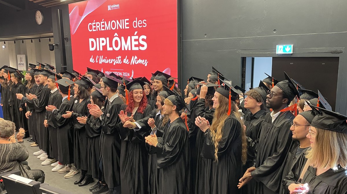 Remise des diplômes 2024 de l'université Nîmes (Photo Anthony Maurin)