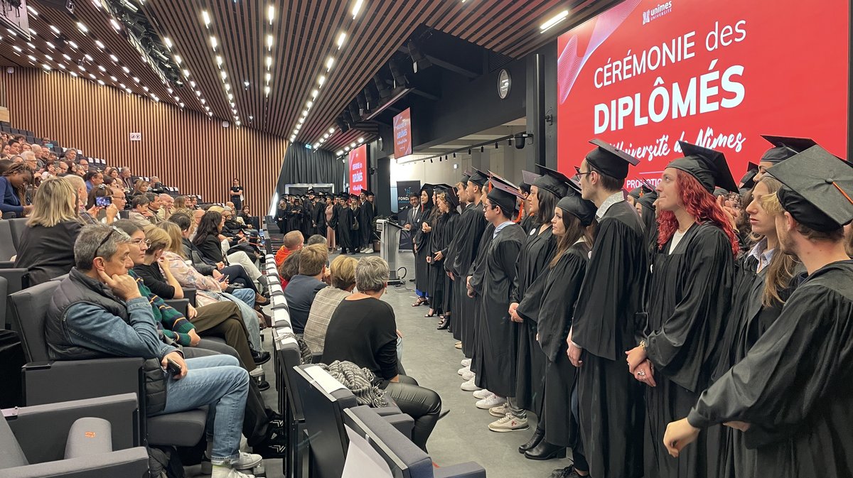 Remise des diplômes 2024 de l'université Nîmes (Photo Anthony Maurin)