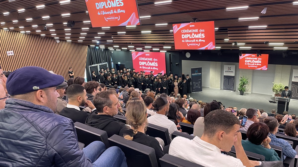 Remise des diplômes 2024 de l'université Nîmes (Photo Anthony Maurin)