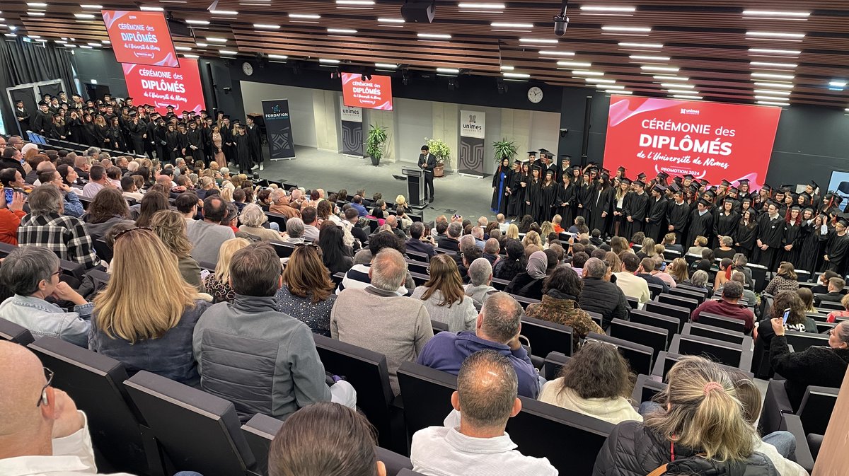 Remise des diplômes 2024 de l'université Nîmes (Photo Anthony Maurin)