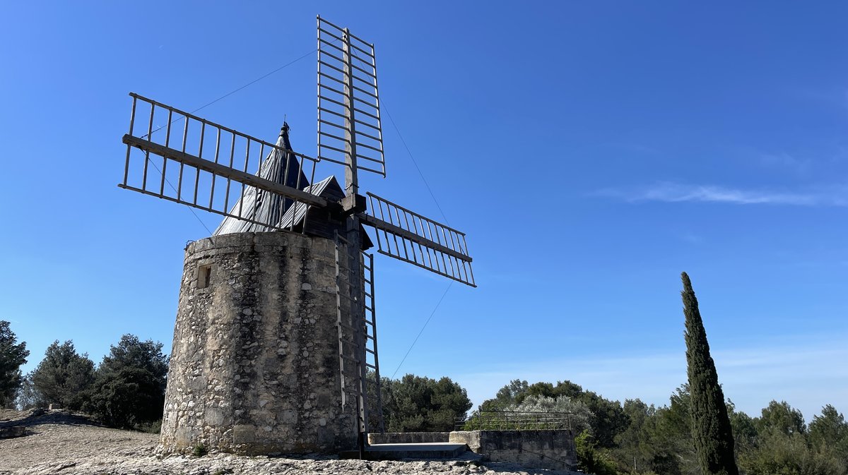 Le moulin d'Alphonse Daudet à Fontvielle (Photo Anthony Maurin)