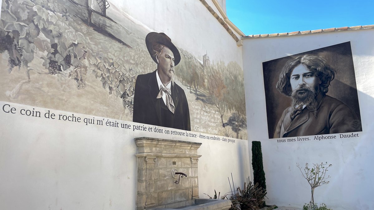 Mistral et Daudet, inséparables poètes du Midi et liés à Nîmes et à sa région comme ici à Jonquières-Saint-Vincent (Photo Anthony Maurin)