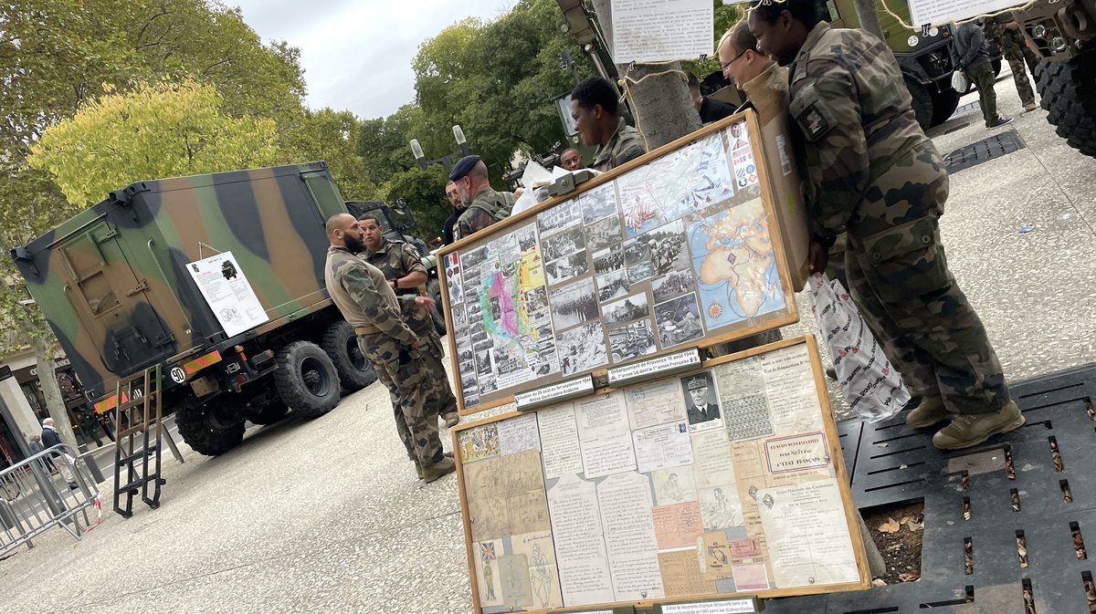 Journée des blessés du 4e RMAT à Nîmes en 2024 (Photo Anthony Maurin)