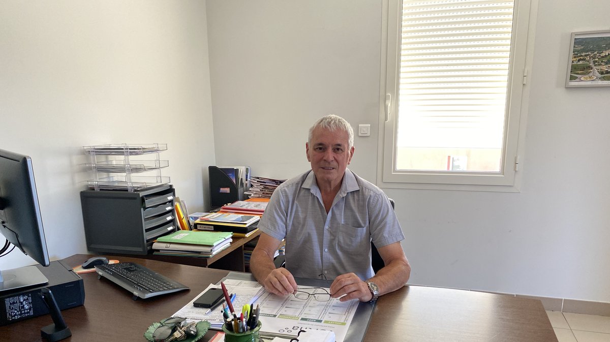 Christian Teissier, élu à la mairie de Méjannes-les-Alès depuis 1995 et maire depuis 2008.