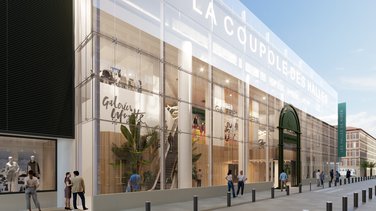 Travaux La Coupole Socri Galeries Lafayette (Photo Socri et Galeries Lafayette)