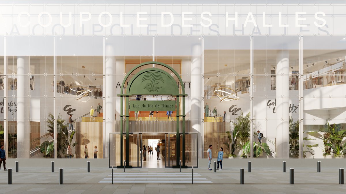 Travaux La Coupole Socri Galeries Lafayette (Photo Socri et Galeries Lafayette)