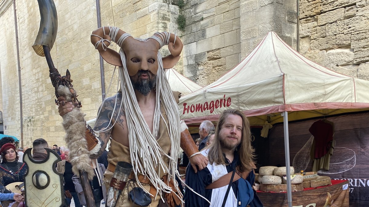 Le défilé aux fêtes Médiévales d'Uzès.