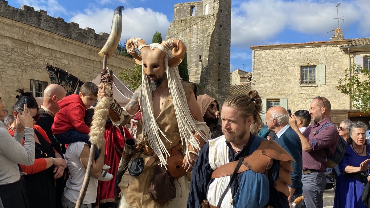 Le défilé aux fêtes Médiévales d'Uzès.