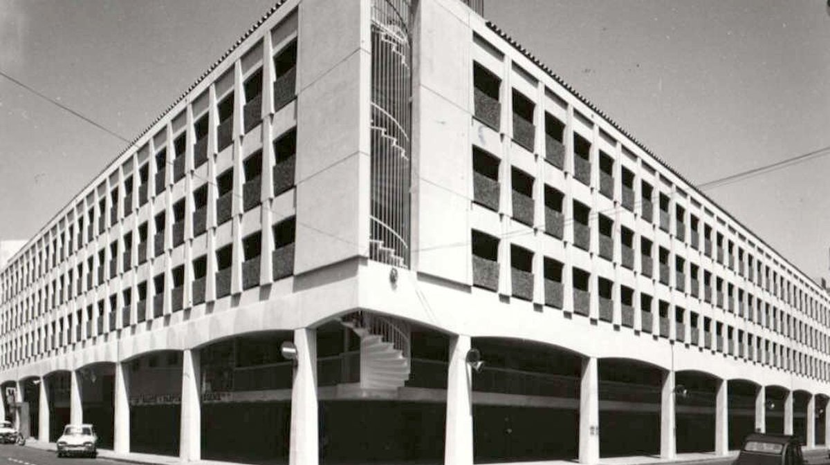 Les Halles de Nîmes en 1972