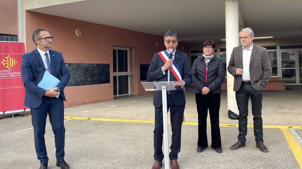 La Rouvière rénovation énergétique école 2024 (Photo Anthony Maurin)