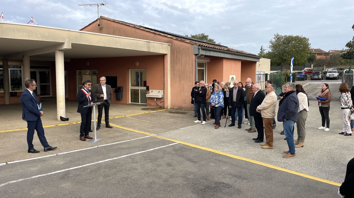 La Rouvière rénovation énergétique école 2024 (Photo Anthony Maurin)