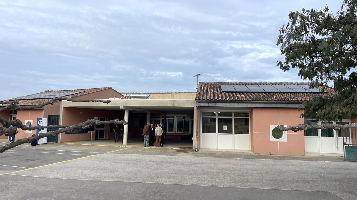 La Rouvière rénovation énergétique école 2024 (Photo Anthony Maurin)