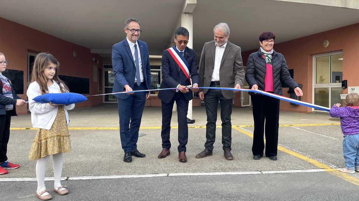 La Rouvière rénovation énergétique école 2024 (Photo Anthony Maurin)