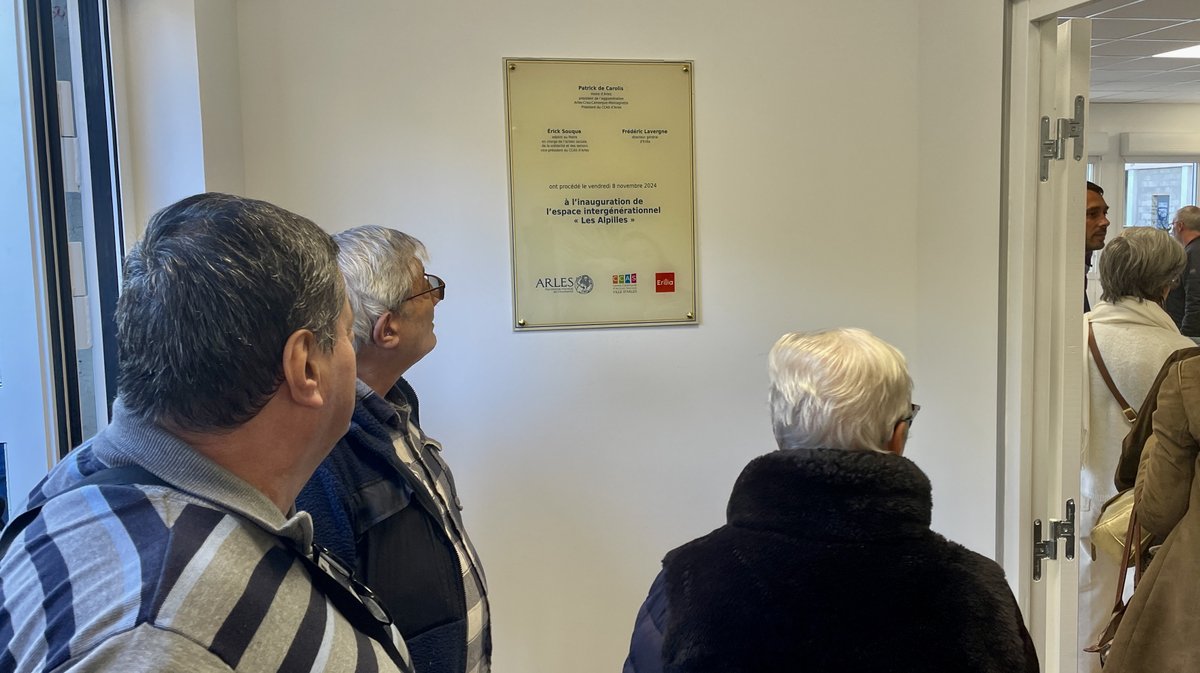 Inauguration de l'espace intergénérationnel Les Alpilles